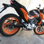 Ponteira de escapamento Inox com abafador Honda Twister 250