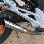 Ponteira de escapamento Inox com abafador Honda Twister 250