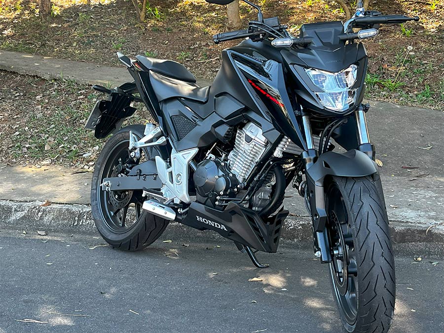 Escapamento esportivo com DB killer Honda CB 300F Twister