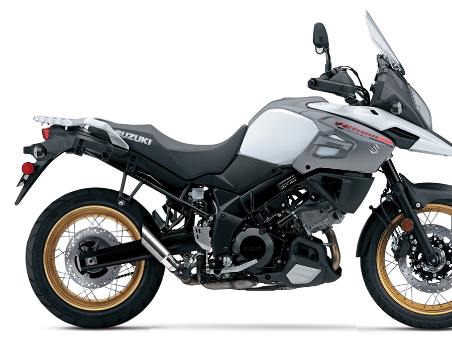 Ponteira de escapamento inox com abafador Suzuki V-Strom 1000