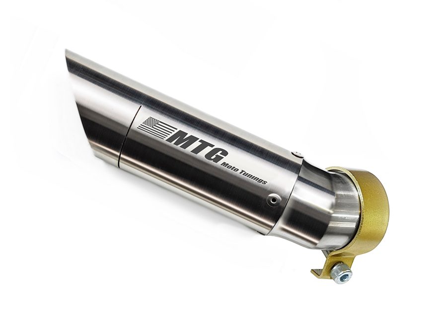 Ponteira de escapamento inox com abafador Suzuki V-Strom 1050XT