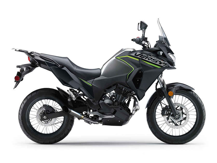 Ponteira de escapamento inox com abafador Kawasaki Versys 300