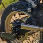 Ponteira de escapamento inox com abafador Kawasaki Versys 300