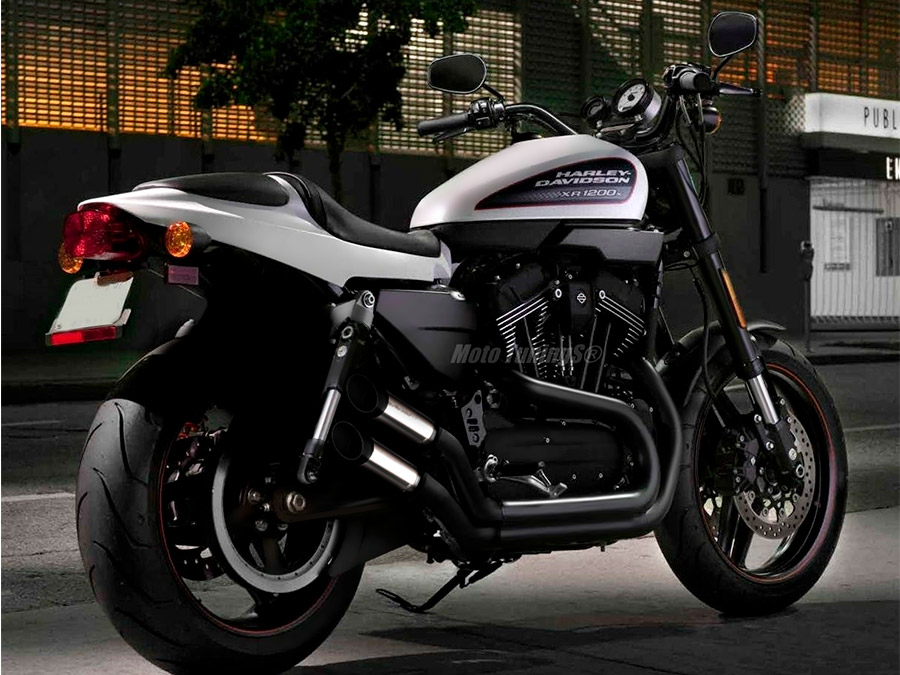 Par de ponteiras de escapamento em inox Harley Davidson XR 1200