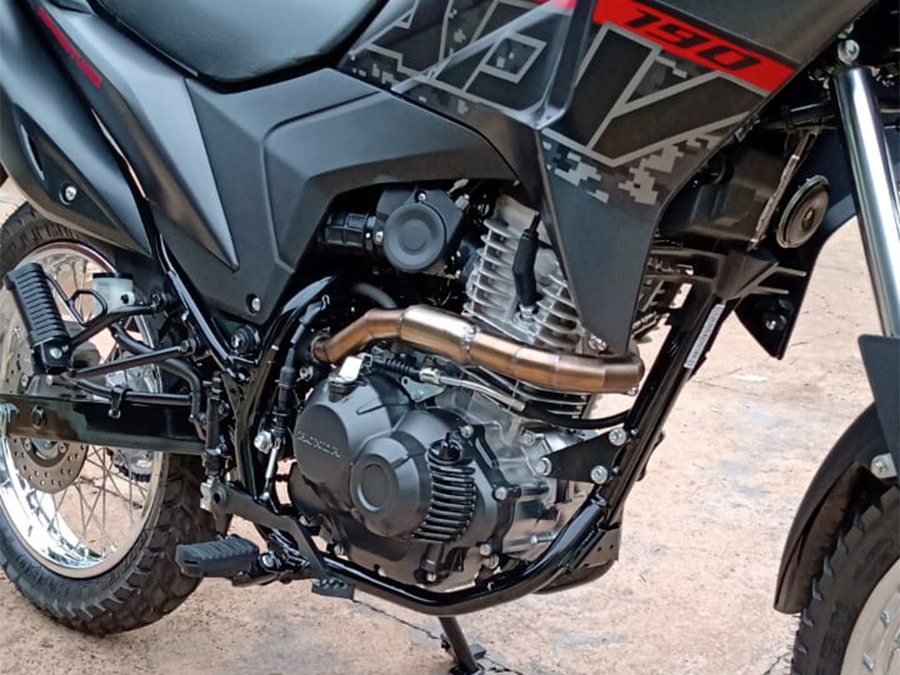 Curva coletora em inox Honda XRE 190
