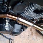 Curva coletora em inox Honda XRE 190