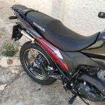 Escapamento com ponteira inox com abafador Honda XRE 190