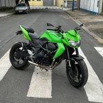 Ponteira de escapamento inox com abafador Kawasaki  Z750