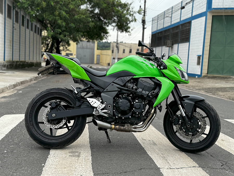 Ponteira de escapamento inox com abafador Kawasaki  Z750