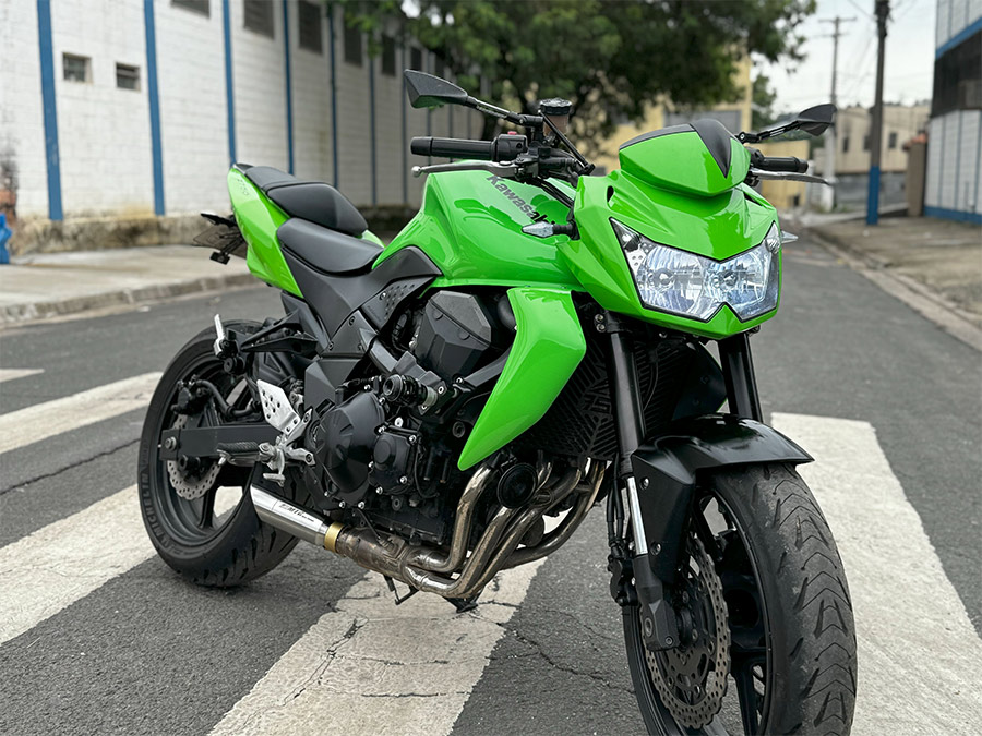 Ponteira de escapamento inox com abafador Kawasaki  Z750