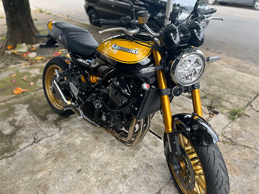 Ponteira de escapamento inox com abafador Kawasaki  Z900RS