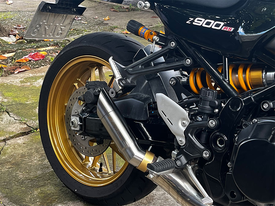 Ponteira de escapamento inox com abafador Kawasaki  Z900RS