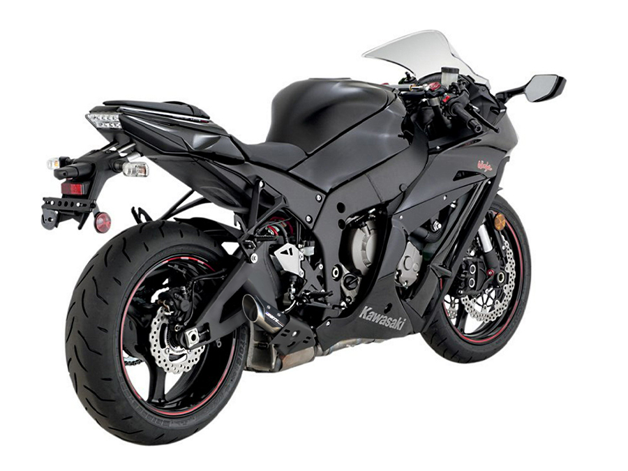Ponteira de escapamento inox semi-direta Kawasaki ZX-10R