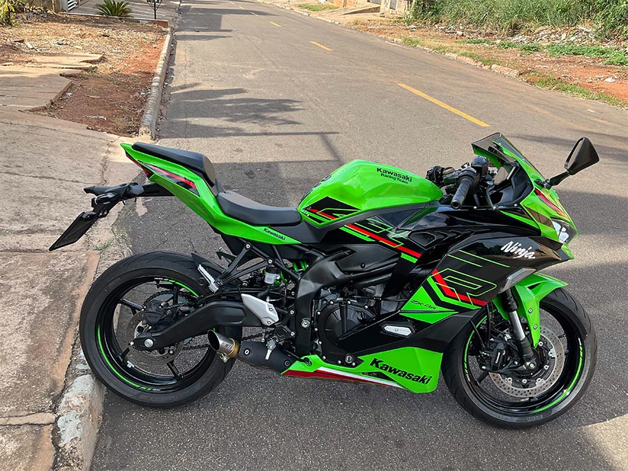 Ponteira de escapamento direta inox Kawasaki ZX-4RR 2023 direta