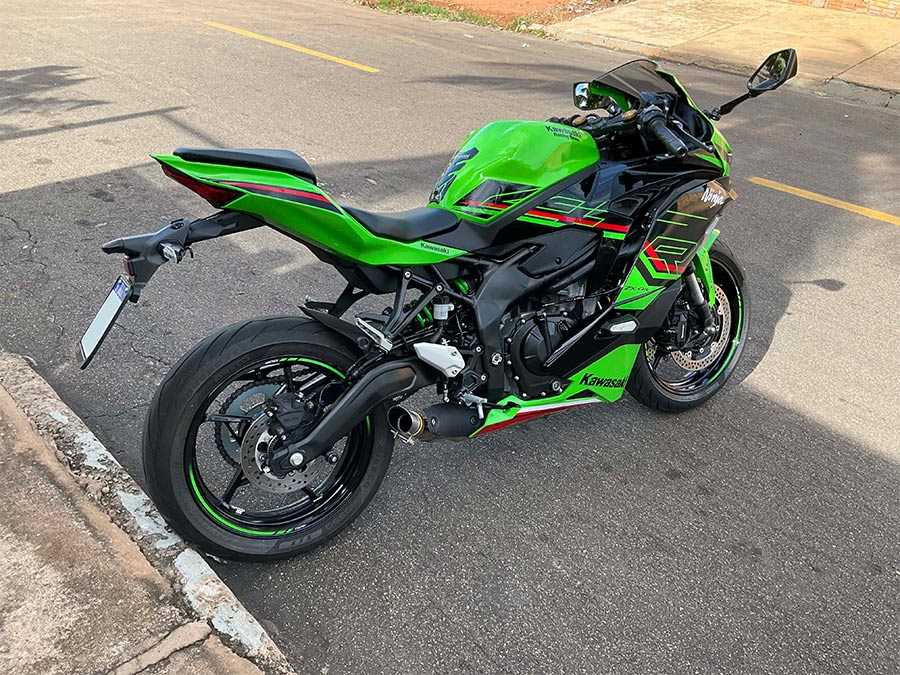 Ponteira de escapamento direta inox Kawasaki ZX-4RR 2023 direta