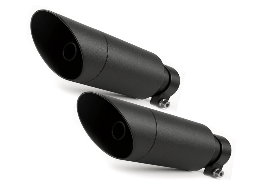 Par de ponteiras de escapamento esportivo com abafador Royal Enfield Shotgun 650